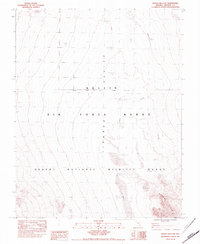 Download a high-resolution, GPS-compatible USGS topo map for Desert Hills NW, NV (1983 edition)
