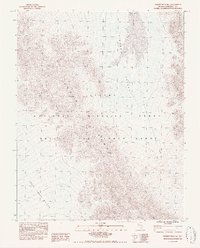 Download a high-resolution, GPS-compatible USGS topo map for Desert Hills SW, NV (1983 edition)