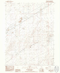 Download a high-resolution, GPS-compatible USGS topo map for Desert Peak, NV (1986 edition)