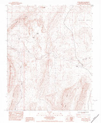 Download a high-resolution, GPS-compatible USGS topo map for Devils Throat, NV (1984 edition)