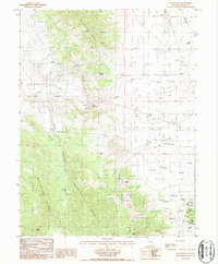 Download a high-resolution, GPS-compatible USGS topo map for Devon Peak, NV (1987 edition)