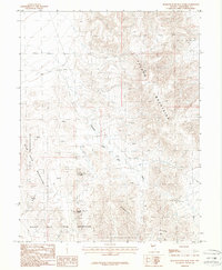 preview thumbnail of historical topo map of Churchill County, NV in 1987