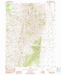 Download a high-resolution, GPS-compatible USGS topo map for Diamond Peak, NV (1990 edition)