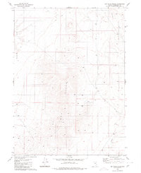 Download a high-resolution, GPS-compatible USGS topo map for Dry Hills North, NV (1980 edition)