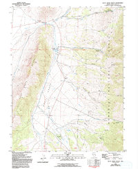 Download a high-resolution, GPS-compatible USGS topo map for Duck Creek Valley, NV (1994 edition)
