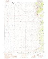 Download a high-resolution, GPS-compatible USGS topo map for Duckwater NE, NV (1990 edition)