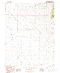 Download a high-resolution, GPS-compatible USGS topo map for Duckwater SE, NV (1990 edition)