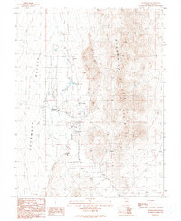 Download a high-resolution, GPS-compatible USGS topo map for Duckwater, NV (1990 edition)