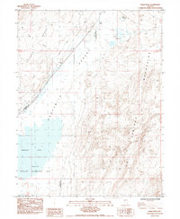 Download a high-resolution, GPS-compatible USGS topo map for Eagle Rock, NV (1985 edition)