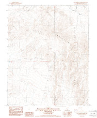 Download a high-resolution, GPS-compatible USGS topo map for East of Beatty Mtn, NV (1987 edition)