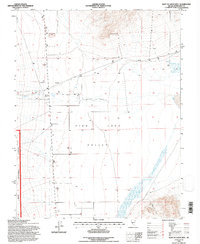 preview thumbnail of historical topo map of Esmeralda County, NV in 1994