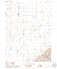 Download a high-resolution, GPS-compatible USGS topo map for East of Tenabo, NV (1986 edition)