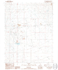 Download a high-resolution, GPS-compatible USGS topo map for East of Tonopah, NV (1987 edition)