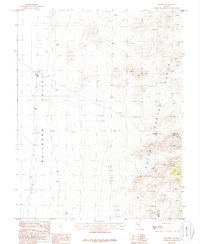 Download a high-resolution, GPS-compatible USGS topo map for Eds Well, NV (1986 edition)