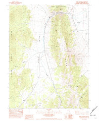 Download a high-resolution, GPS-compatible USGS topo map for Egan Canyon, NV (1982 edition)