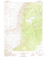 Download a high-resolution, GPS-compatible USGS topo map for Ellsworth, NV (1988 edition)