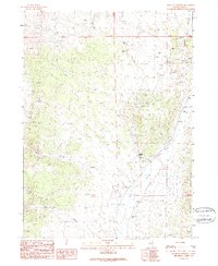 Download a high-resolution, GPS-compatible USGS topo map for Emigrant Springs, NV (1989 edition)