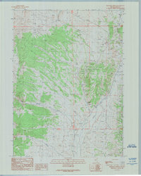 preview thumbnail of historical topo map of Elko County, NV in 1989