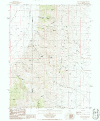 Download a high-resolution, GPS-compatible USGS topo map for Fagin Mountain, NV (1986 edition)