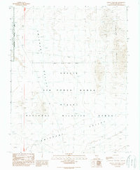 Download a high-resolution, GPS-compatible USGS topo map for Fallout Hills NW, NV (1989 edition)