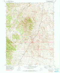 preview thumbnail of historical topo map of Elko County, NV in 1972