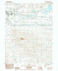 Download a high-resolution, GPS-compatible USGS topo map for Fernley East, NV (1985 edition)