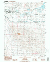 Download a high-resolution, GPS-compatible USGS topo map for Fernley East, NV (1985 edition)