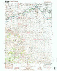 Download a high-resolution, GPS-compatible USGS topo map for Fernley West, NV (1985 edition)