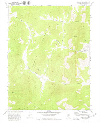 preview thumbnail of historical topo map of Nye County, NV in 1968