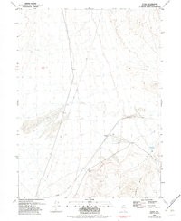preview thumbnail of historical topo map of Humboldt County, NV in 1982