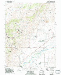 Download a high-resolution, GPS-compatible USGS topo map for Flowery Peak, NV (1994 edition)
