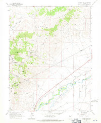 Download a high-resolution, GPS-compatible USGS topo map for Flowery Peak, NV (1970 edition)