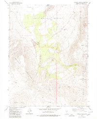 Download a high-resolution, GPS-compatible USGS topo map for Fourmile Canyon, NV (1980 edition)