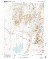 Download a high-resolution, GPS-compatible USGS topo map for Fourmile Flat, NV (1985 edition)