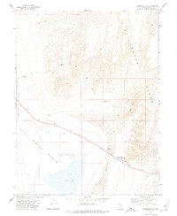 Download a high-resolution, GPS-compatible USGS topo map for Fourmile Flat, NV (1975 edition)