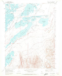 Download a high-resolution, GPS-compatible USGS topo map for Foxtail Lake, NV (1972 edition)