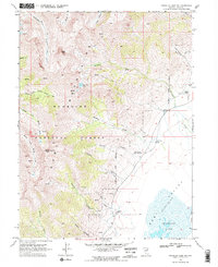 Download a high-resolution, GPS-compatible USGS topo map for Franklin Lake NW, NV (1972 edition)