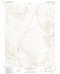 Download a high-resolution, GPS-compatible USGS topo map for Gabbs Mountain, NV (1980 edition)