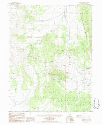 Download a high-resolution, GPS-compatible USGS topo map for Garden Pass, NV (1986 edition)