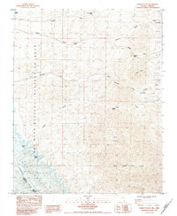 Download a high-resolution, GPS-compatible USGS topo map for Garrett Butte, NV (1984 edition)