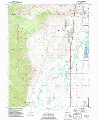 Download a high-resolution, GPS-compatible USGS topo map for Genoa, NV (1994 edition)