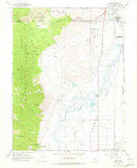 Download a high-resolution, GPS-compatible USGS topo map for Genoa, NV (1972 edition)