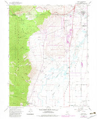 Download a high-resolution, GPS-compatible USGS topo map for Genoa, NV (1983 edition)