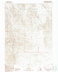 Download a high-resolution, GPS-compatible USGS topo map for Ghost Dance Ridge, NV (1988 edition)