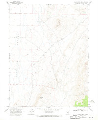 Download a high-resolution, GPS-compatible USGS topo map for Gilbert Creek NE, NV (1971 edition)