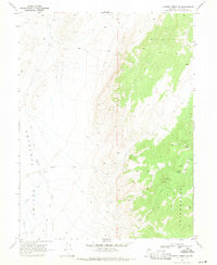 Download a high-resolution, GPS-compatible USGS topo map for Gilbert Creek SE, NV (1971 edition)