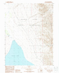 Download a high-resolution, GPS-compatible USGS topo map for Gillis Canyon, NV (1988 edition)