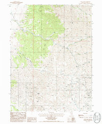 Download a high-resolution, GPS-compatible USGS topo map for Goat Peak, NV (1986 edition)