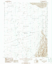 Download a high-resolution, GPS-compatible USGS topo map for Gold Flat East, NV (1988 edition)