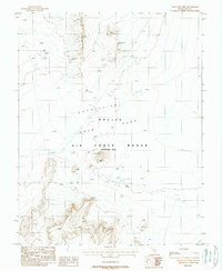 Download a high-resolution, GPS-compatible USGS topo map for Gold Flat West, NV (1988 edition)